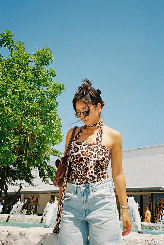 Leopard Tube Top