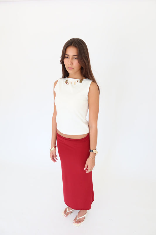 Helena Stretch Maxi Skirt