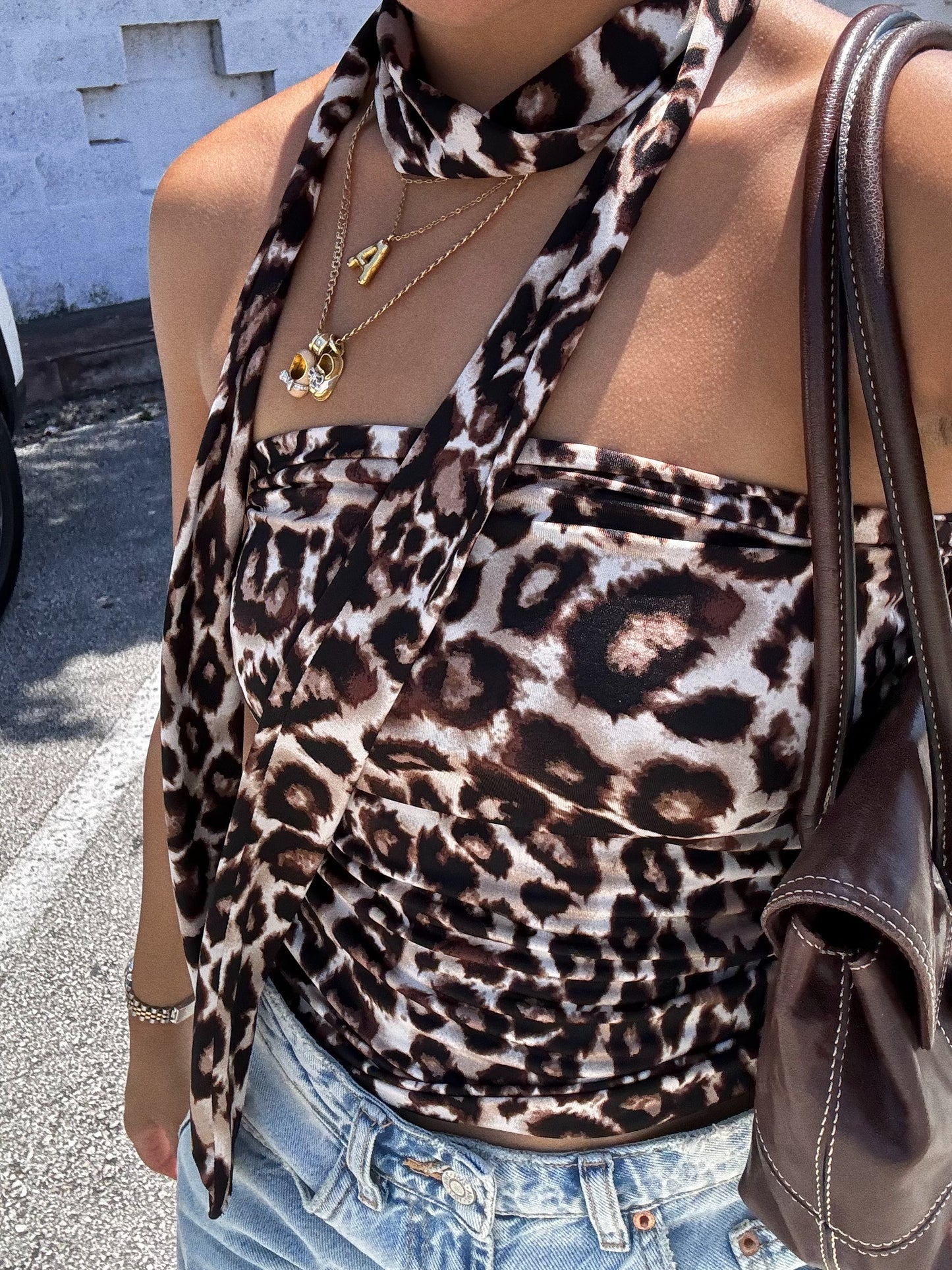 Leopard Tube Top